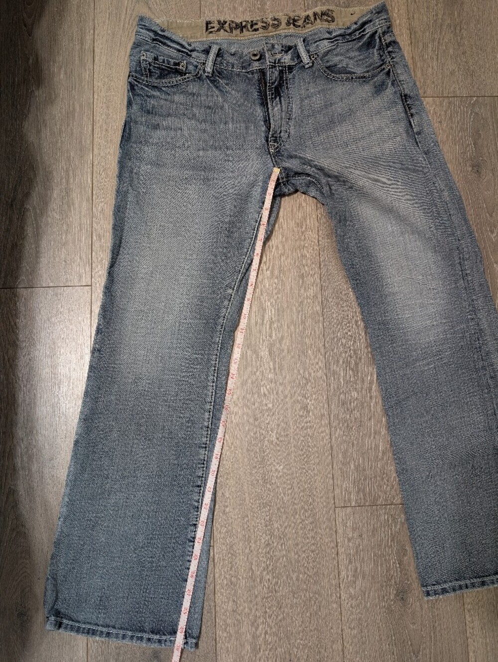 Bundle Of 2 Men's Express Jeans•Loose Stretch & Slim•Low Rise/Boot Cut•34x30👖👖 - Picture 11 of 15